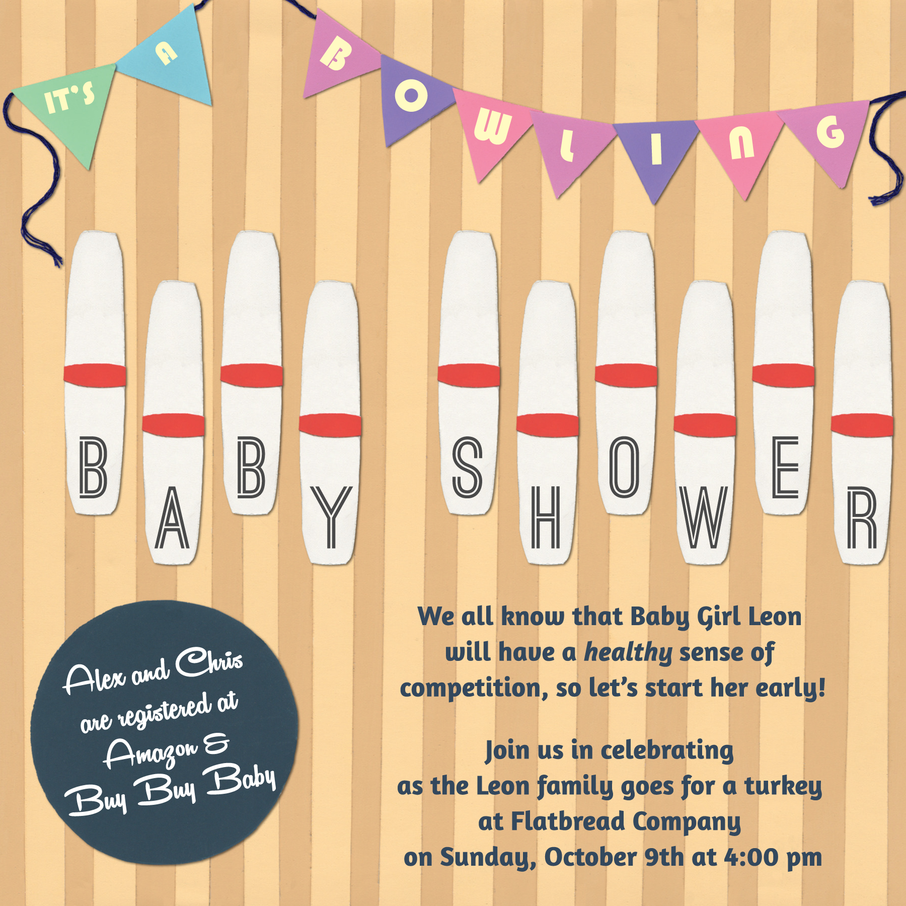 Baby shower DIGITAL INVITATION