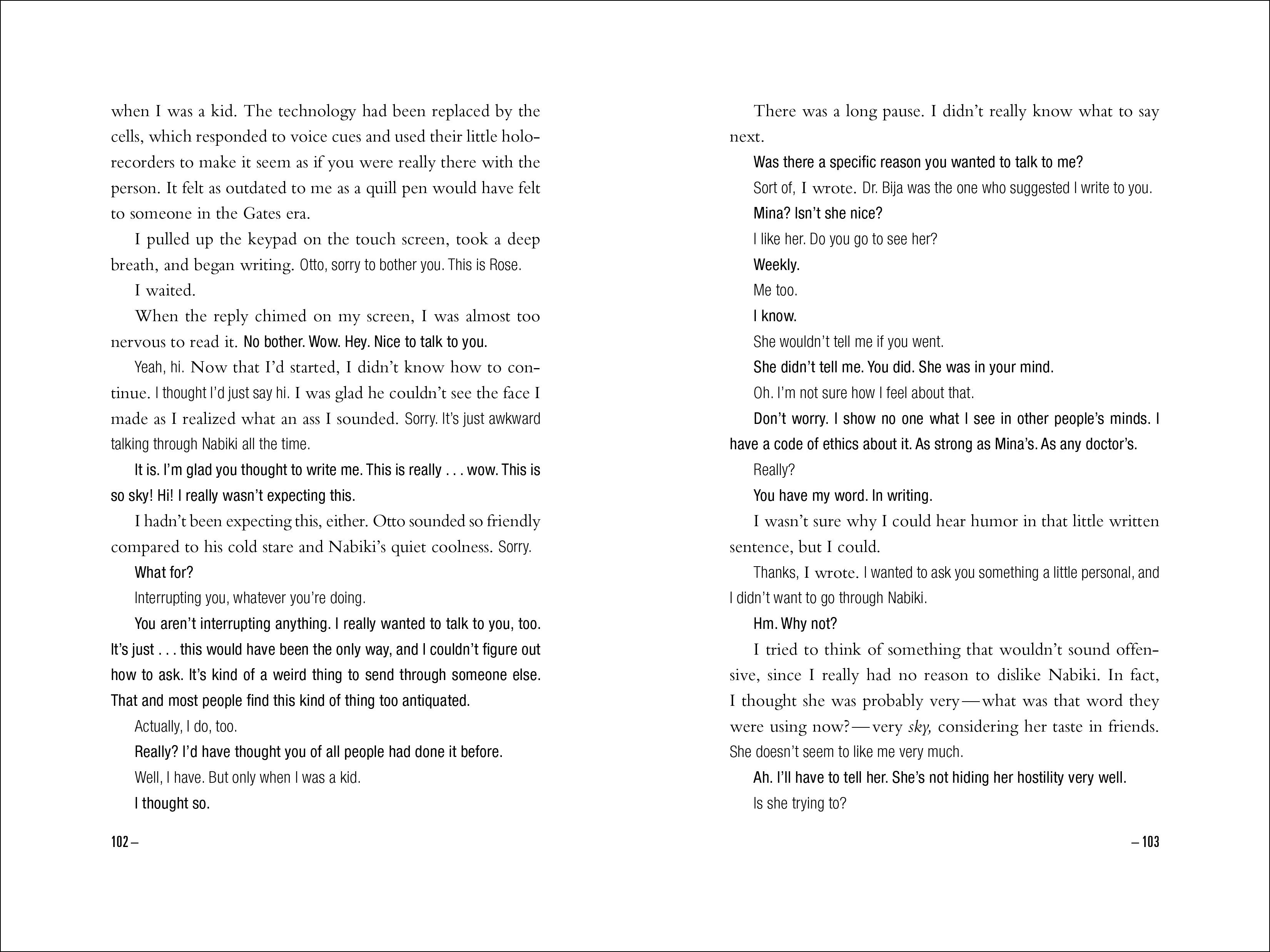 Text spread for A LONG, LONG SLEEP
