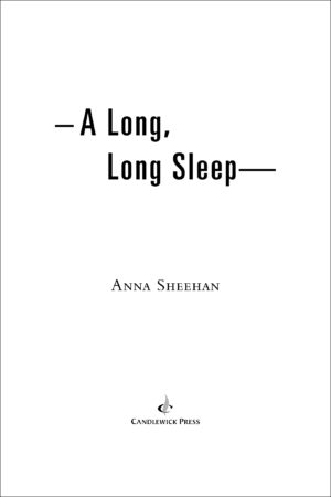 Title page for A LONG, LONG SLEEP