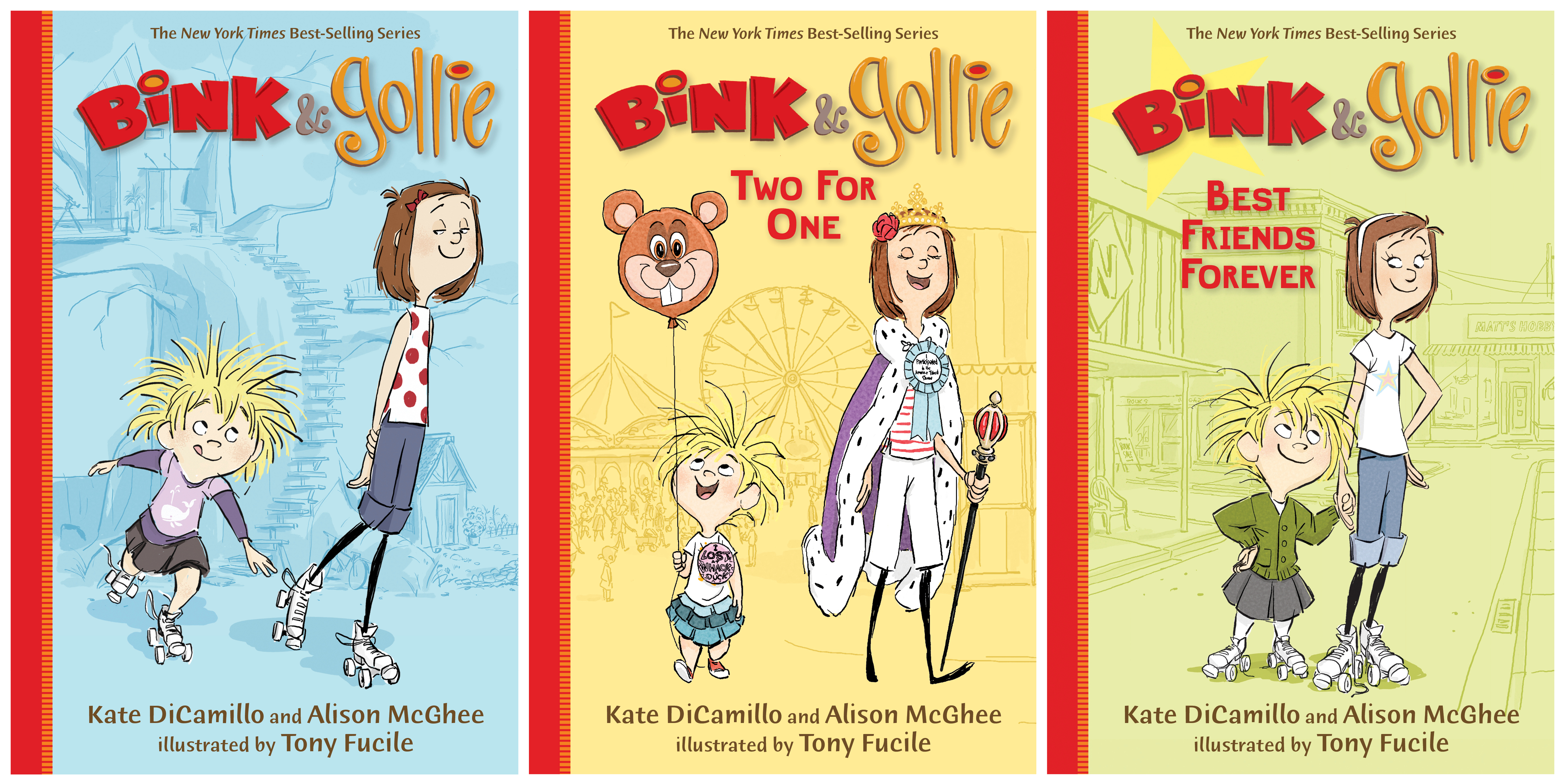 Paperback covers for BINK & GOLLIE
