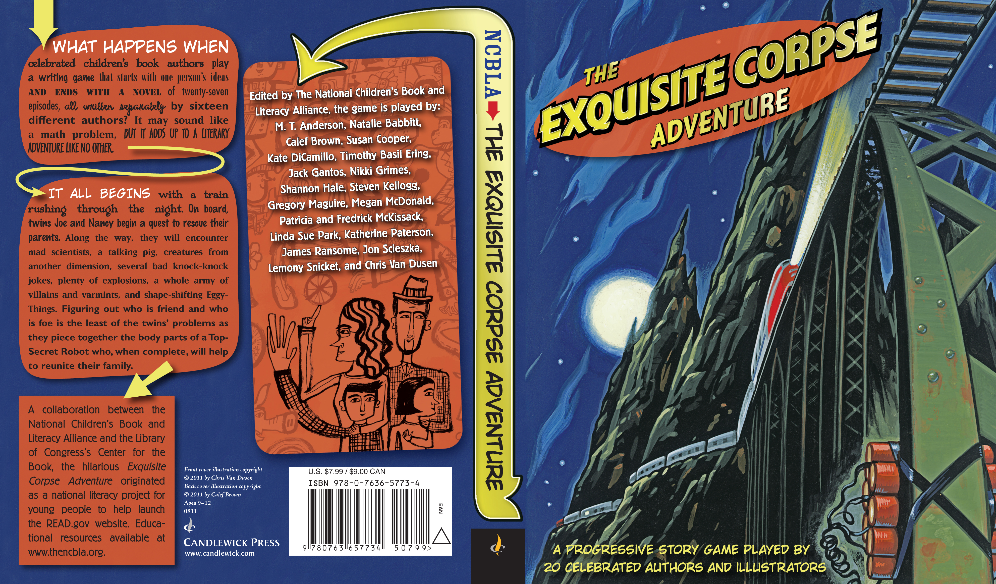 Paperback cover for THE EXQUISITE CORPSE ADVENTURE