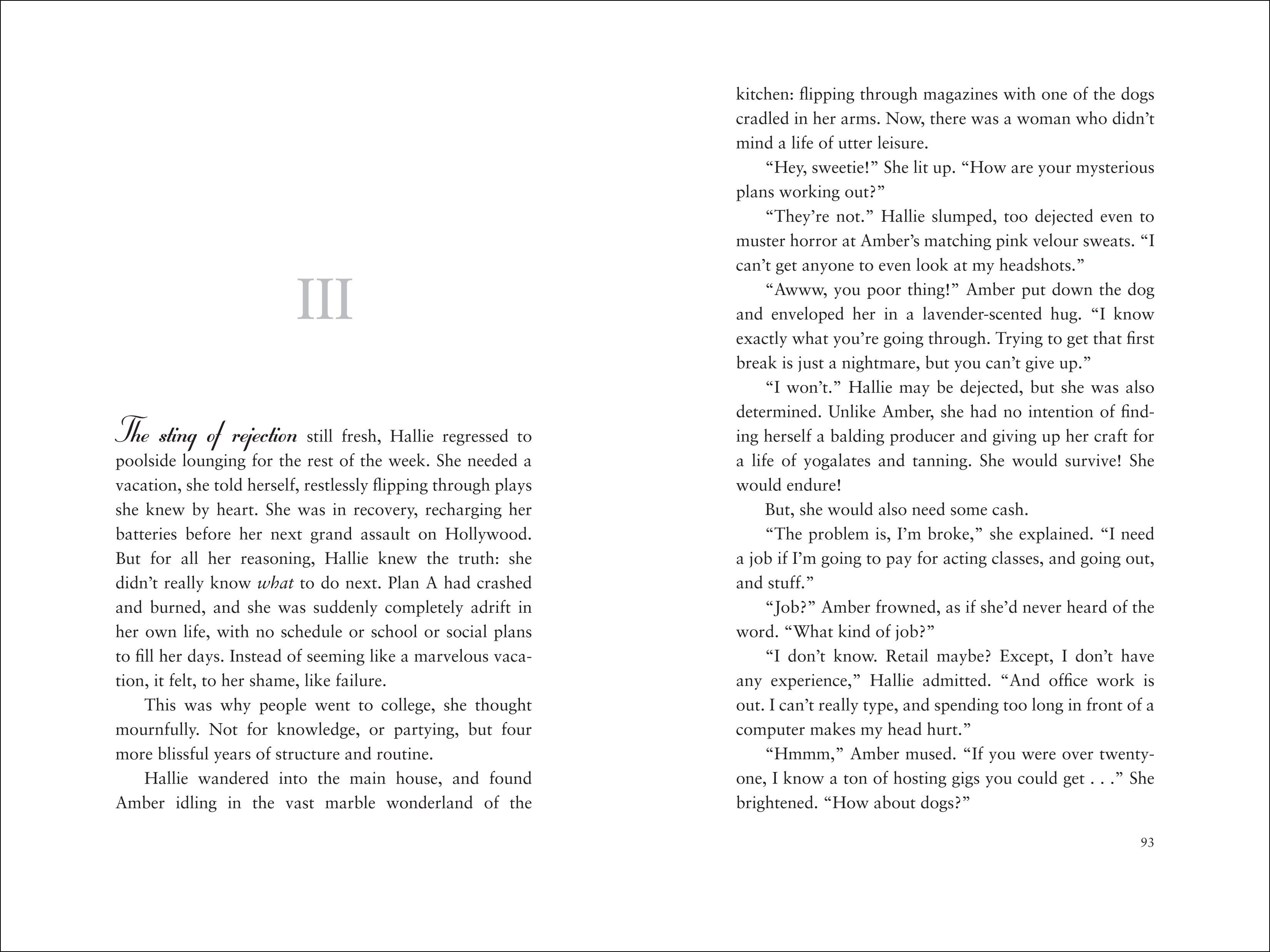 Chapter opener spread for JANE AUSTEN GOES TO HOLLYWOOD