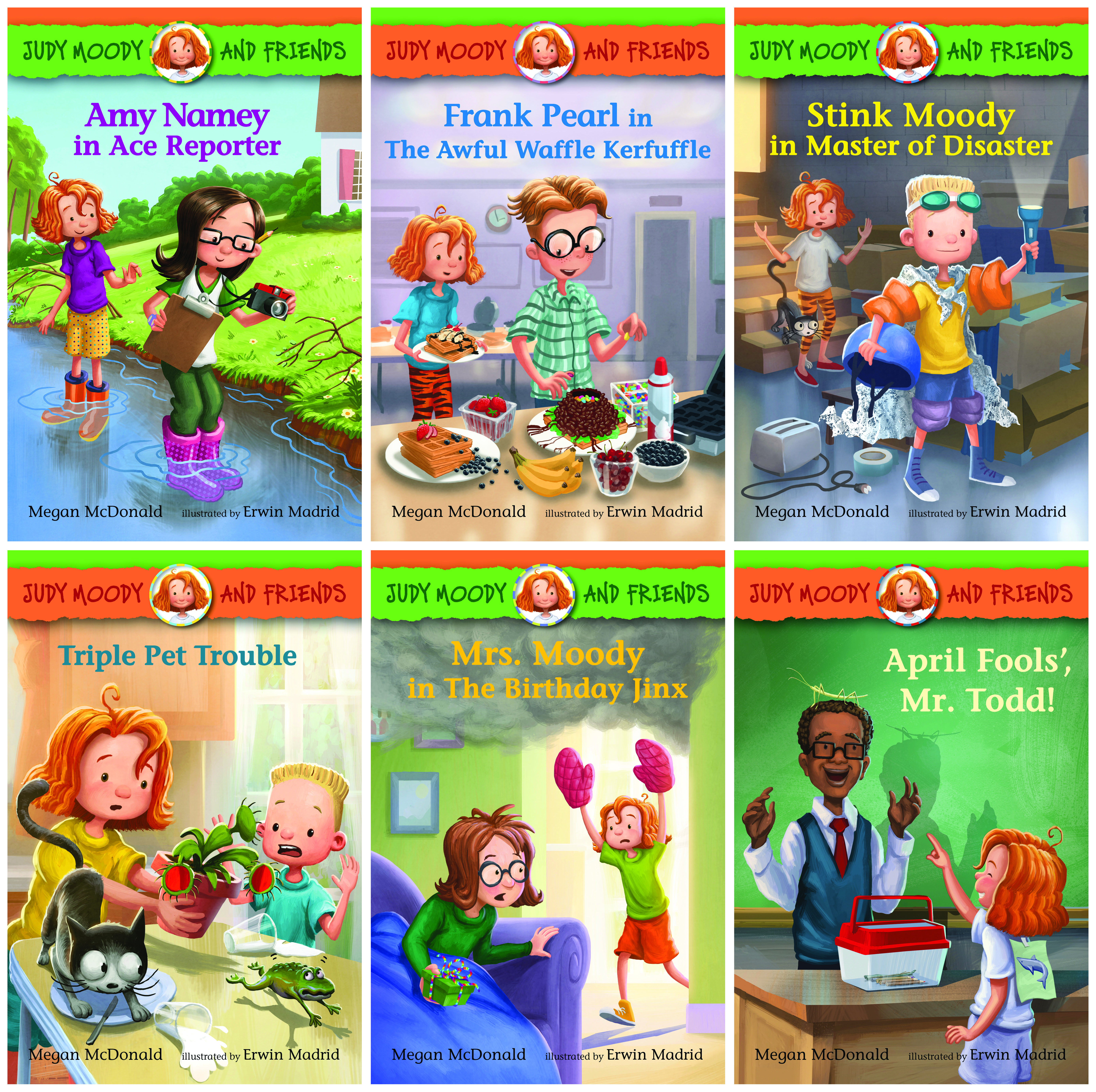 Jackets for JUDY MOODY AND FRIENDS SERIES