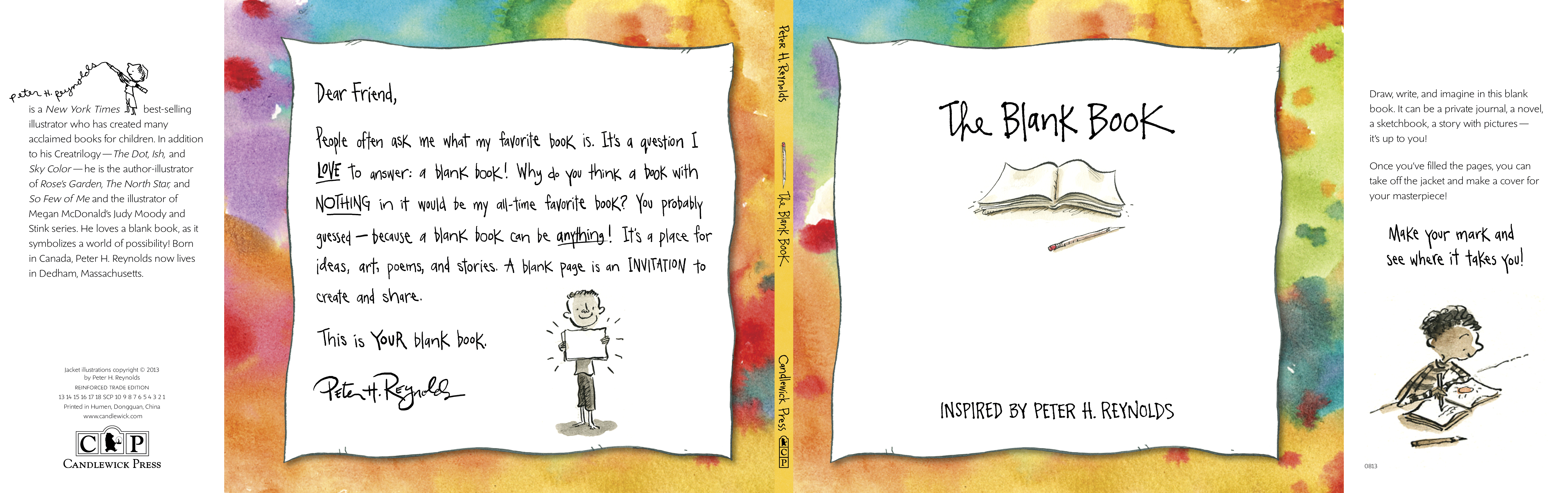 Full jacket for MAKE YOUR MARK KIT: THE BLANK BOOK