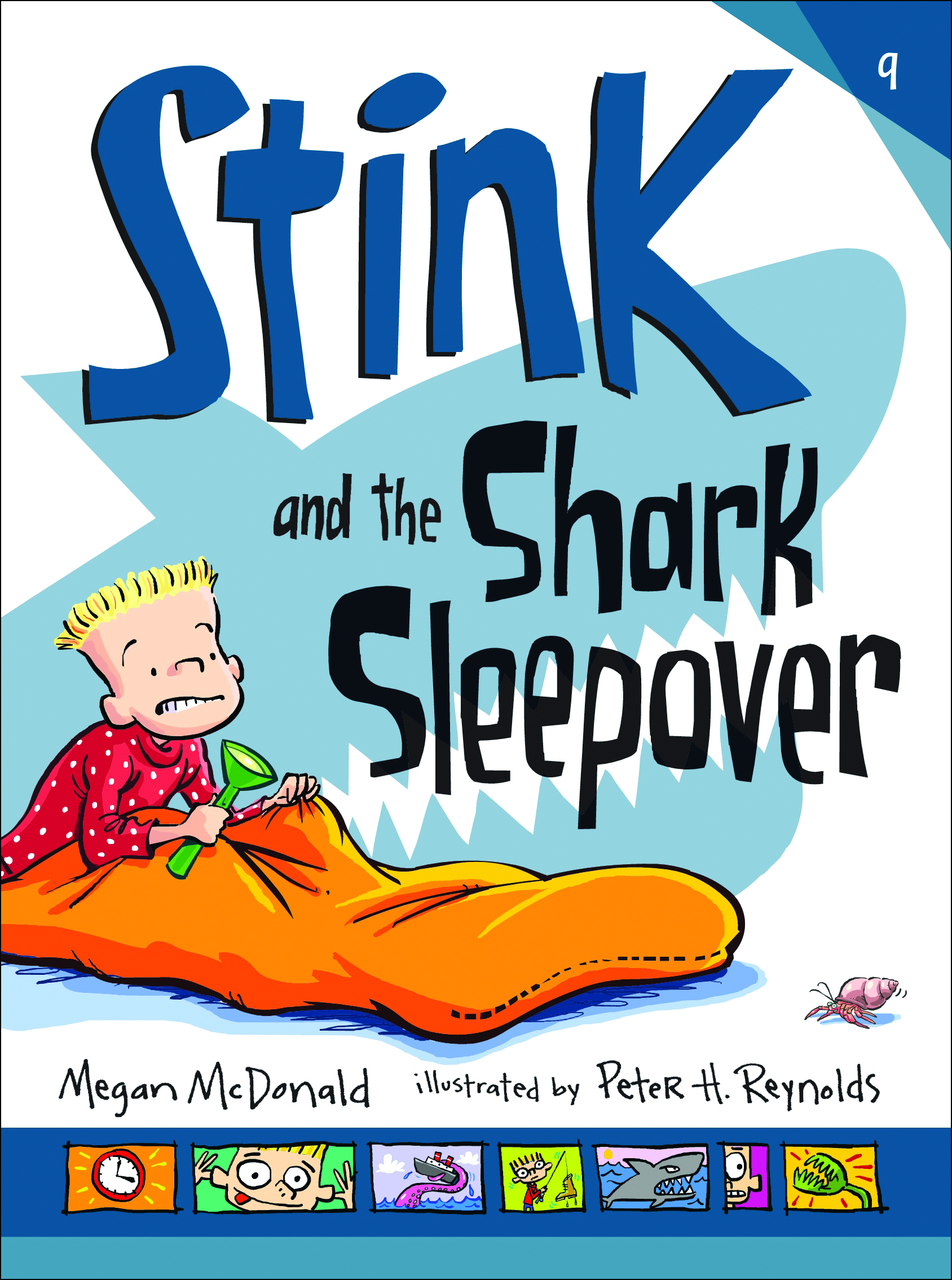 Cover for STINK AND THE SHARK SLEEPOVER