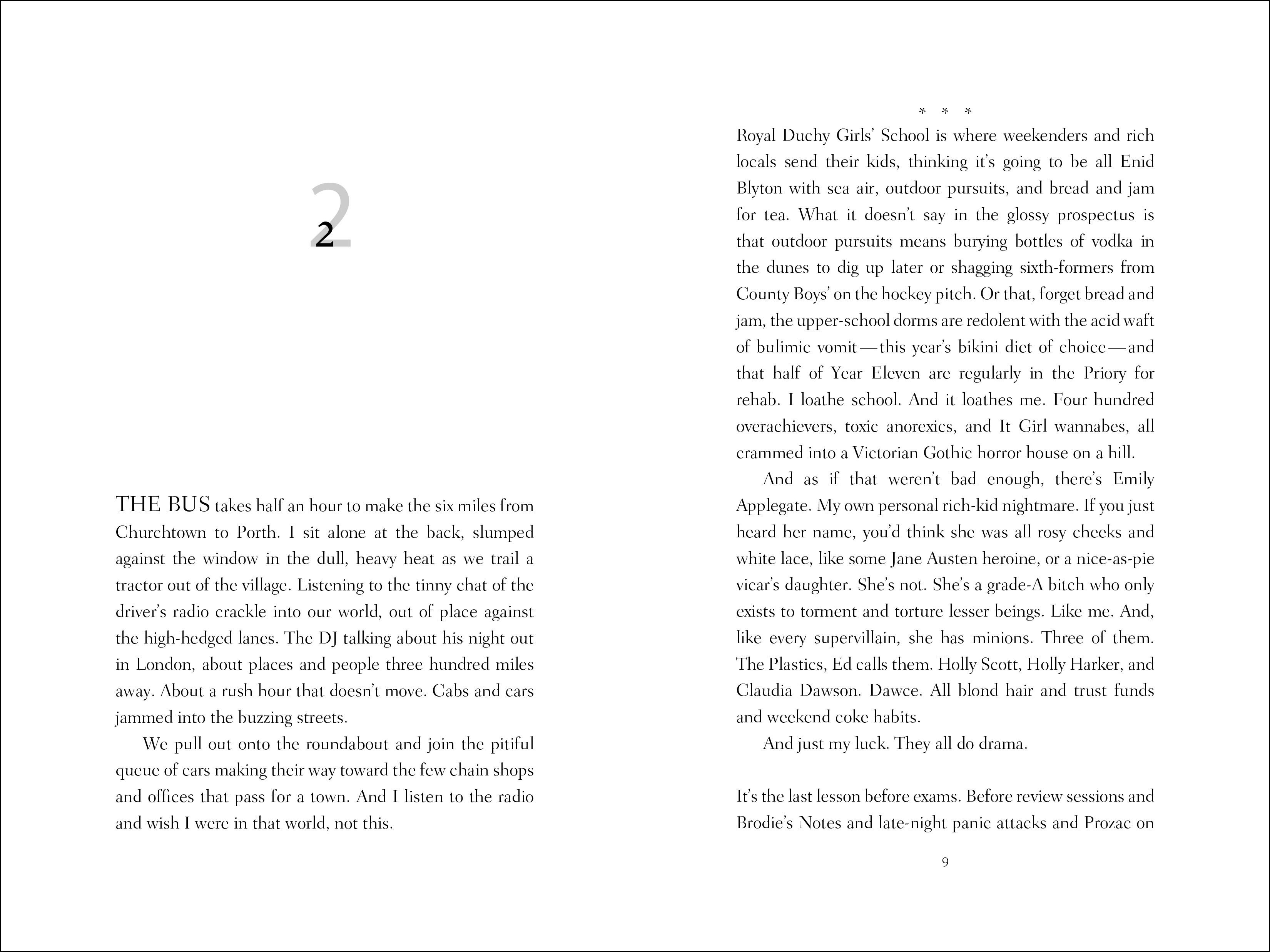 Chapter opener spread for WONDERLAND