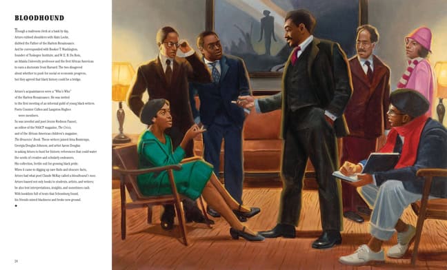 Interior spread for SCHOMBURG