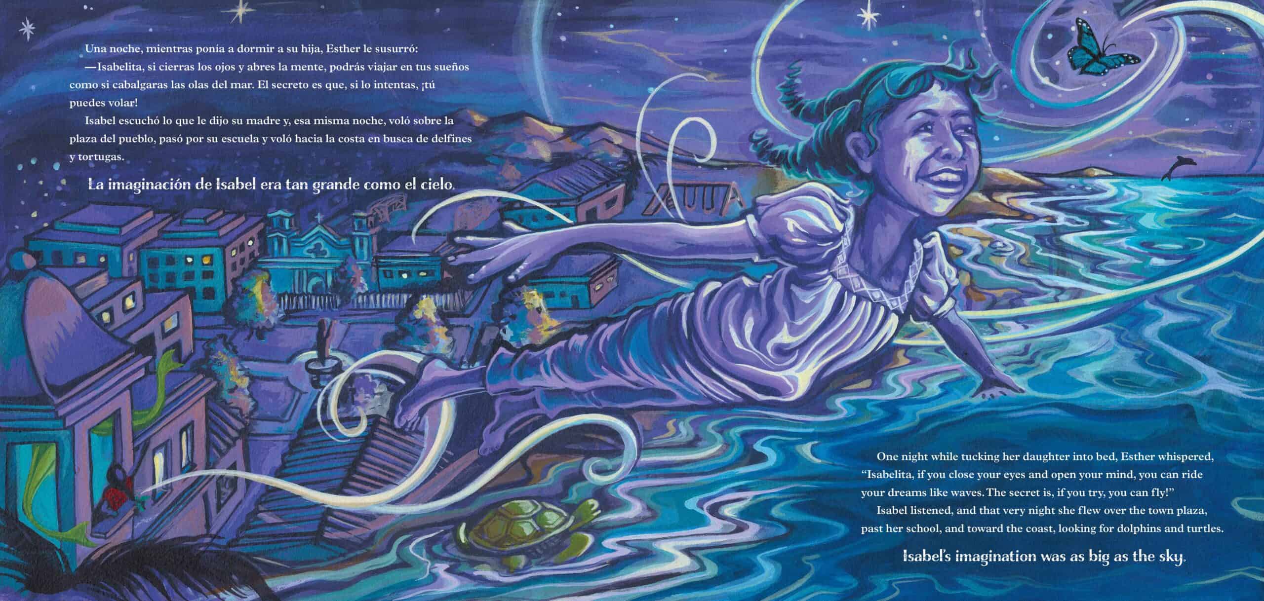 Interior spread for EL CUARTO TURQUESA / THE TURQUOISE ROOM