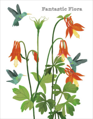 Half title page for FANTASTIC FLORA