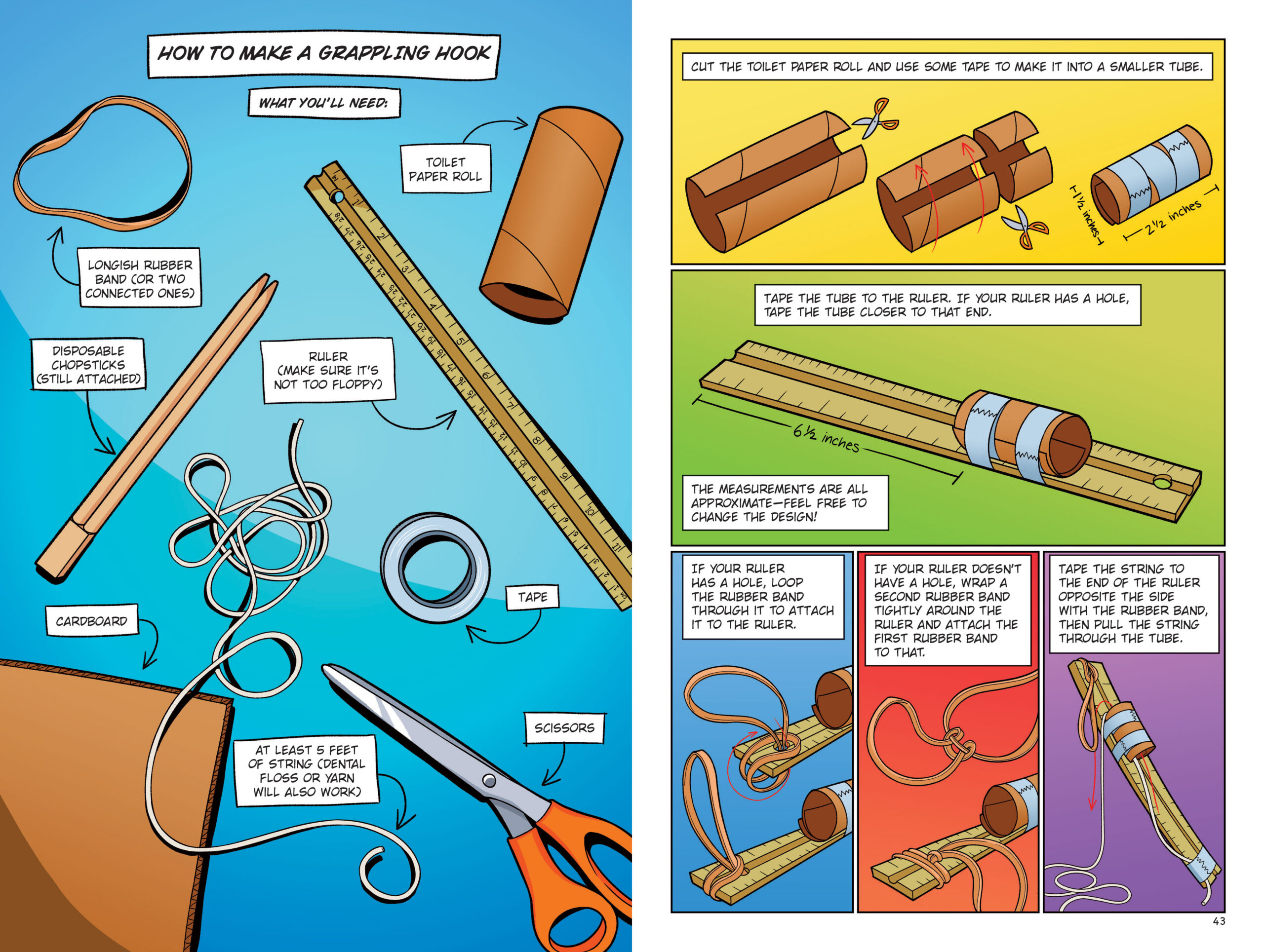 Interior spread from MAKER GIRL AND PROFESSOR SMARTS: BOOK 1